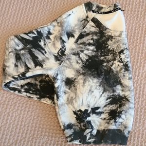 Cropped athletic sweatshirt